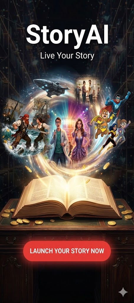 Story AI Official Launch Poster